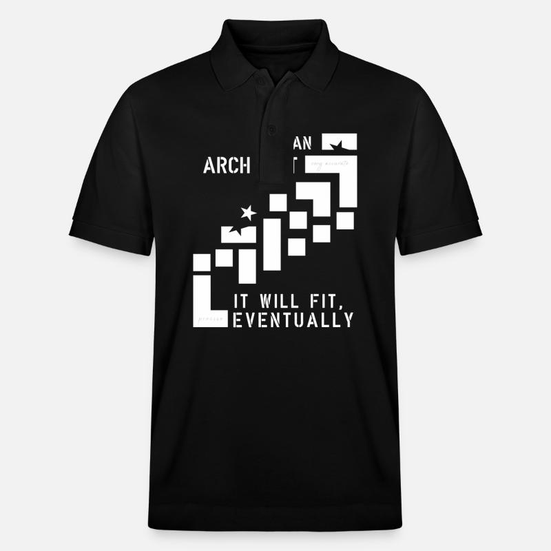 Architecte - Polo PREPSTER bio Stanley/Stella Unisexe - noir