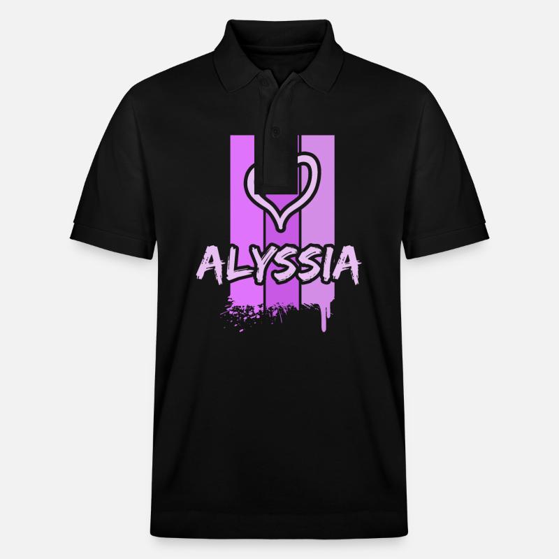 Cadeau pour Alyssia - Polo PREPSTER bio Stanley/Stella Unisexe - noir
