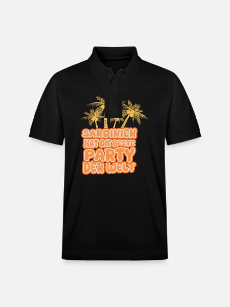 La Sardaigne comme vacances - Polo PREPSTER bio Stanley/Stella Unisexe - noir