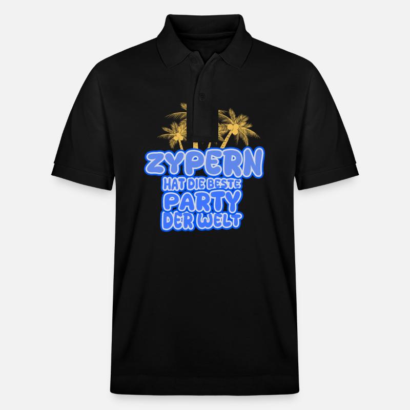 Chypre comme vacances - Polo PREPSTER bio Stanley/Stella Unisexe - noir