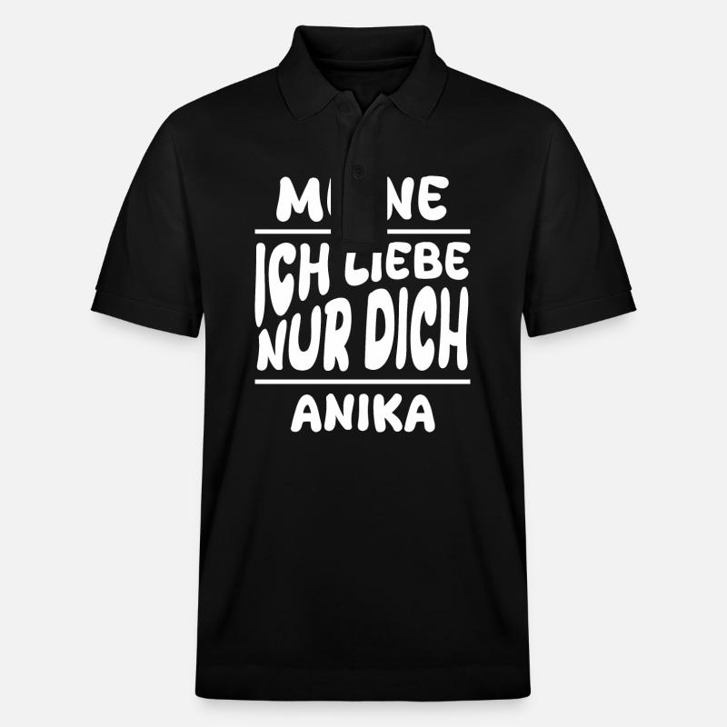 Anika - Polo PREPSTER bio Stanley/Stella Unisexe - noir
