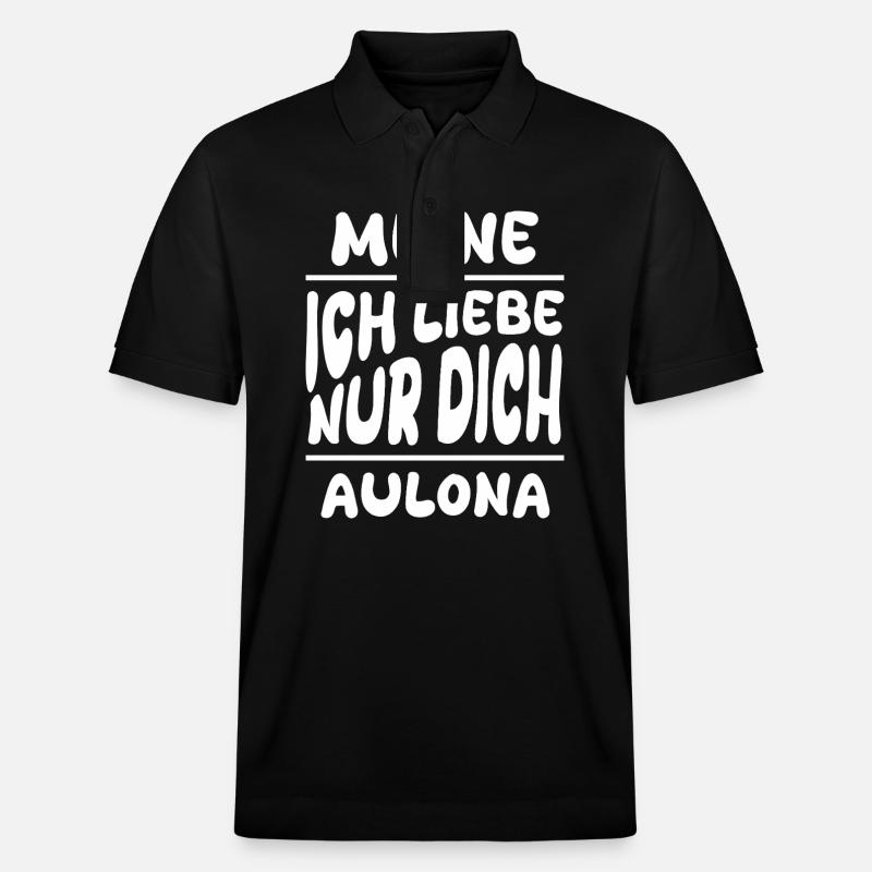 Frau Aulona - Stanley/Stella Unisex Bio-Poloshirt PREPSTER - Schwarz
