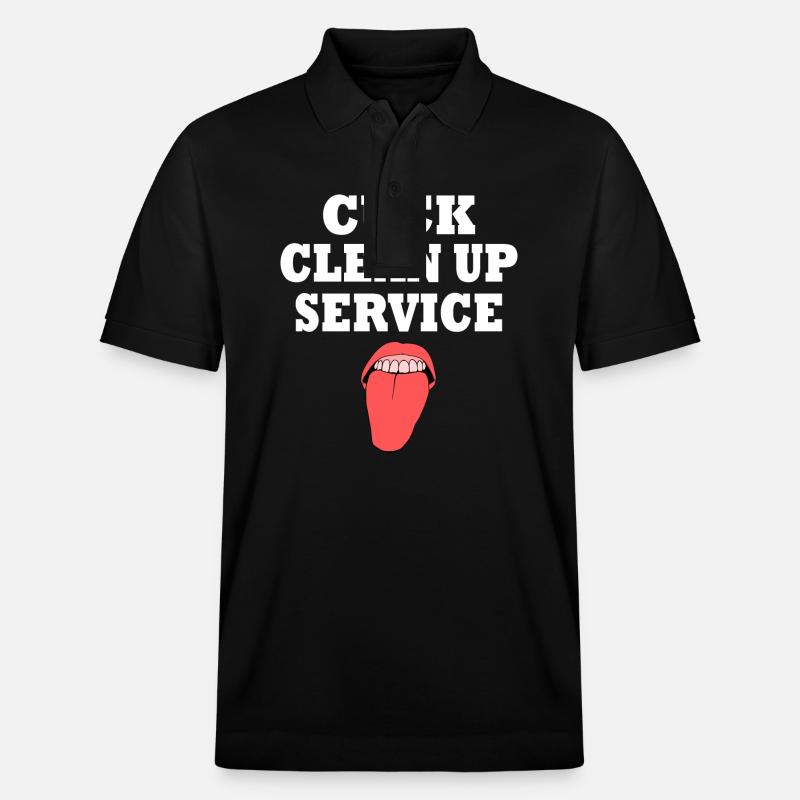 Cuckold cuck clean up service - Polo PREPSTER bio Stanley/Stella Unisexe - noir