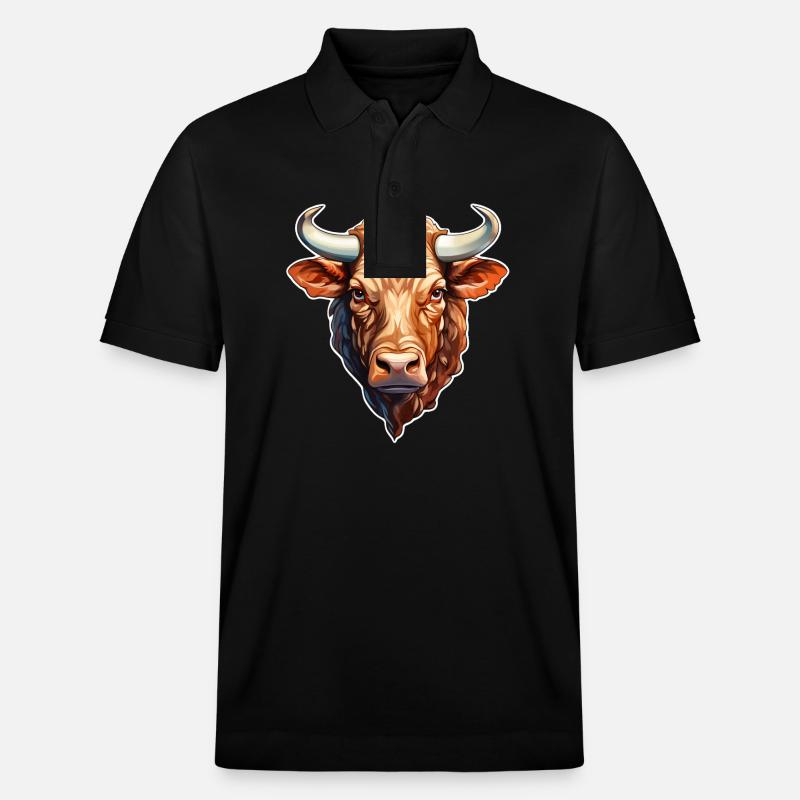 Taureau - Polo PREPSTER bio Stanley/Stella Unisexe - noir