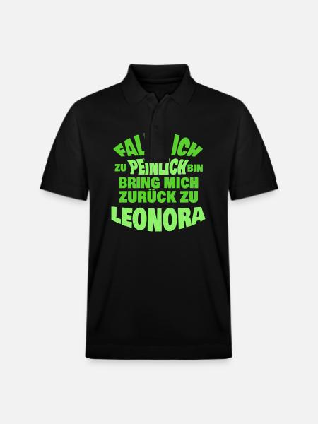 Leonora als Jungesellenabschied - Stanley/Stella Unisex Bio-Poloshirt PREPSTER - Schwarz