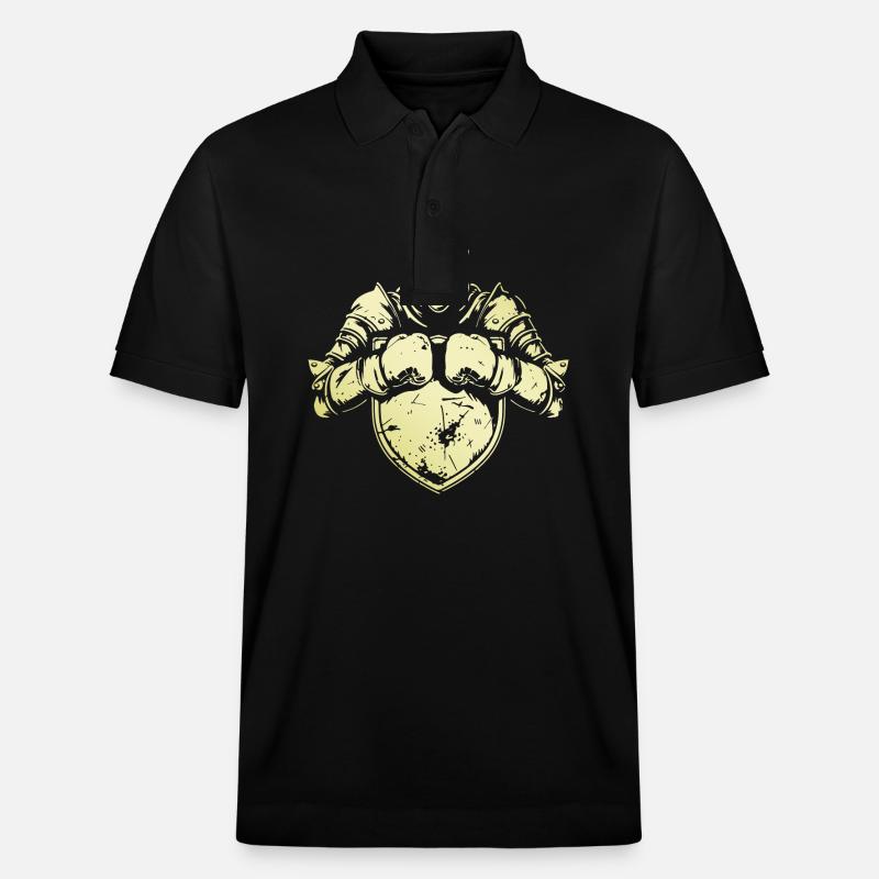 Boxer Chevalier - Polo PREPSTER bio Stanley/Stella Unisexe - noir