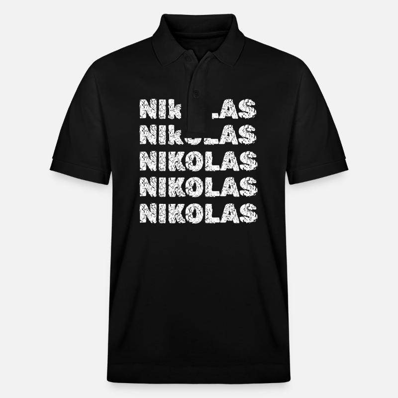 Nikolas als Nikolas - Stanley/Stella Unisex Bio-Poloshirt PREPSTER - Schwarz