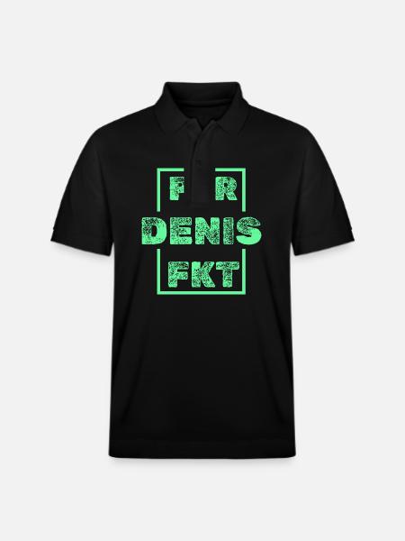 Denis als Denis - Stanley/Stella Unisex Bio-Poloshirt PREPSTER - Schwarz