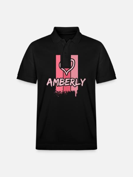 Amberly Amberly - Stanley/Stella Unisex Organic Polo Shirt PREPSTER - black