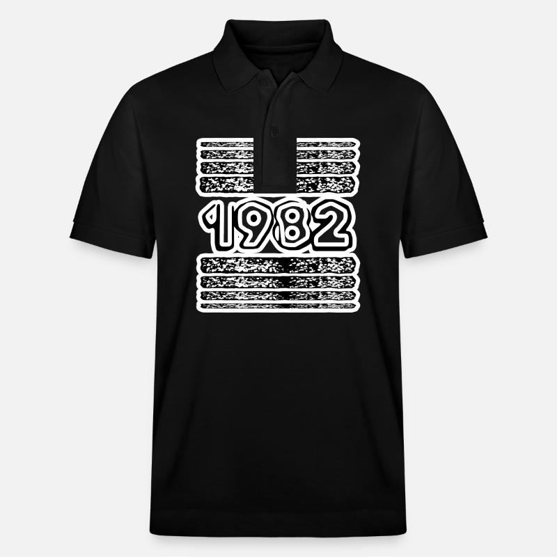 1982 - Stanley/Stella Unisex Bio-Poloshirt PREPSTER - Schwarz