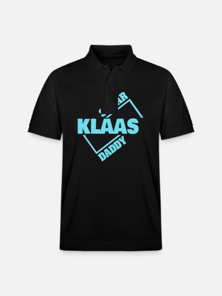 Klaas as a sugar daddy - Stanley/Stella Unisex Organic Polo Shirt PREPSTER - black