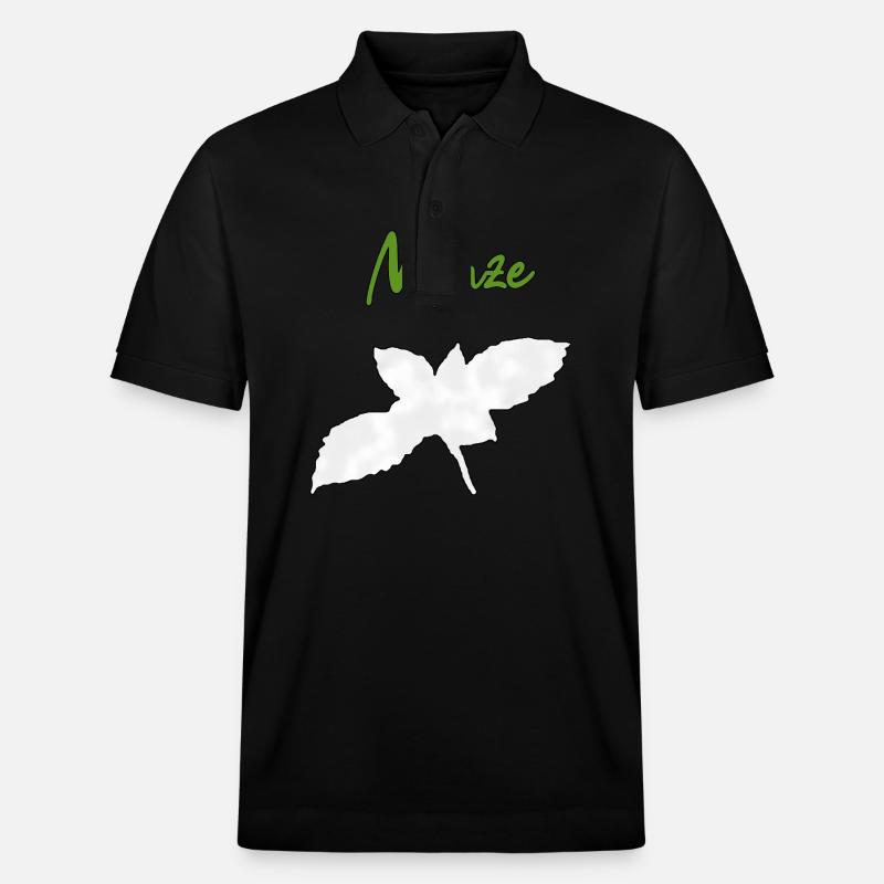 Minze Pfefferminze - Stanley/Stella Unisex Bio-Poloshirt PREPSTER - Schwarz