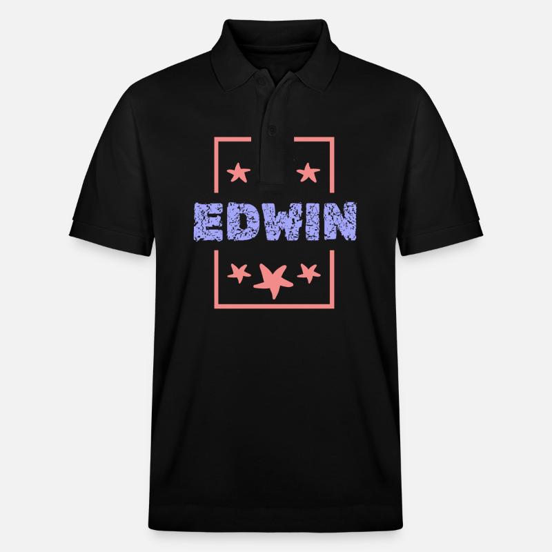 Edwin Edwin - Polo PREPSTER bio Stanley/Stella Unisexe - noir