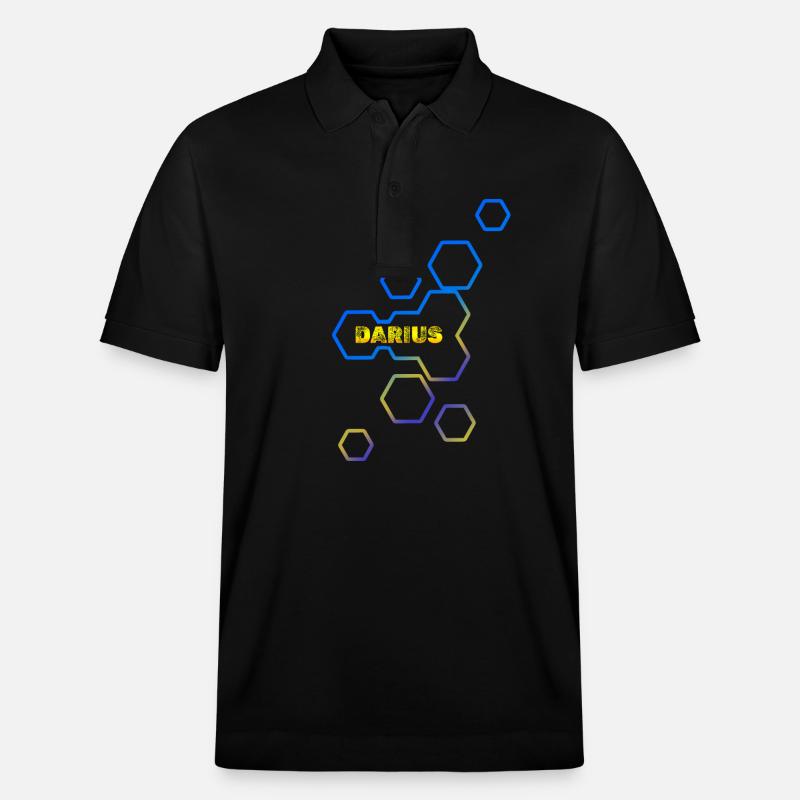 Darius comme nom - Polo PREPSTER bio Stanley/Stella Unisexe - noir