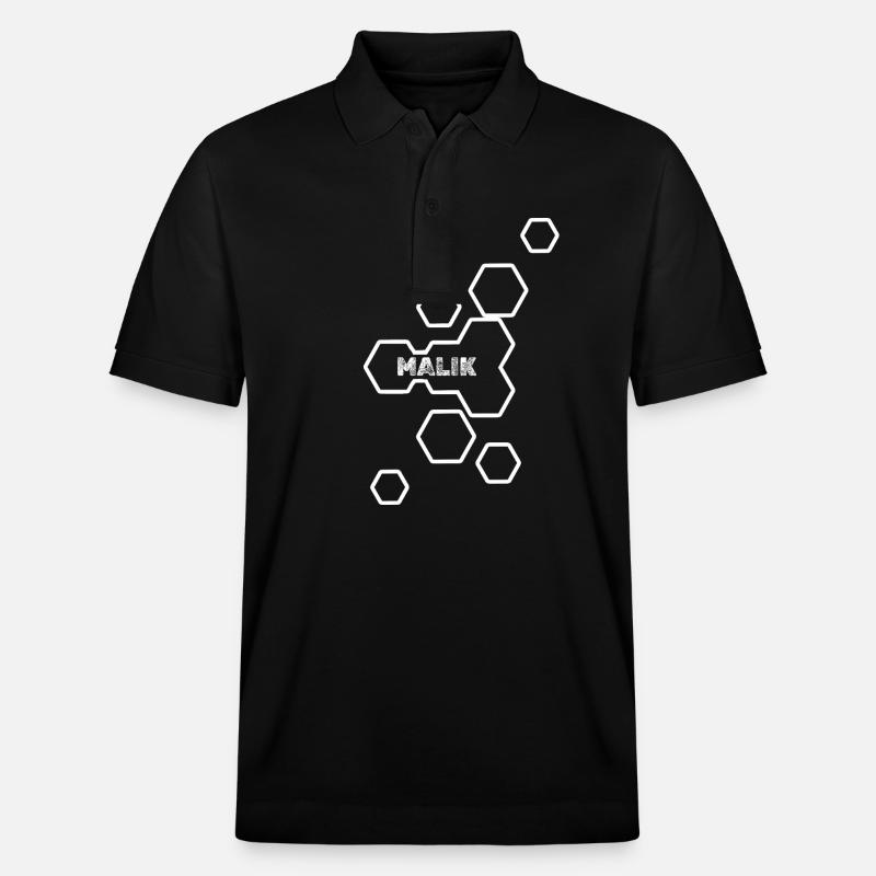 Nom Malik - Polo PREPSTER bio Stanley/Stella Unisexe - noir