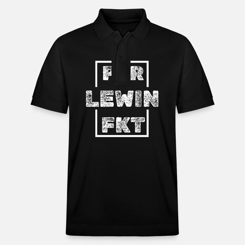 Lewin Lewin - Stanley/Stella Unisex Bio-Poloshirt PREPSTER - Schwarz