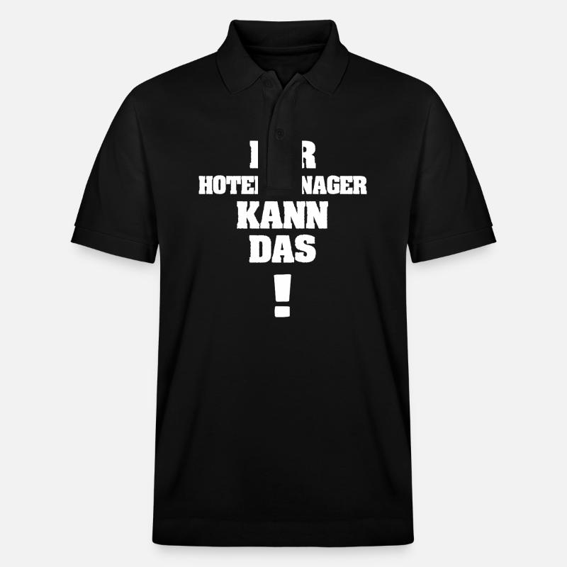 Direction de l’hôtel - Polo PREPSTER bio Stanley/Stella Unisexe - noir