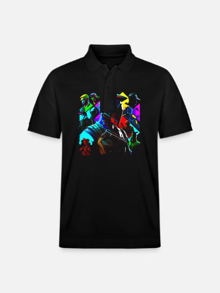 Player Skin - Stanley/Stella Unisex Organic Polo Shirt PREPSTER - black
