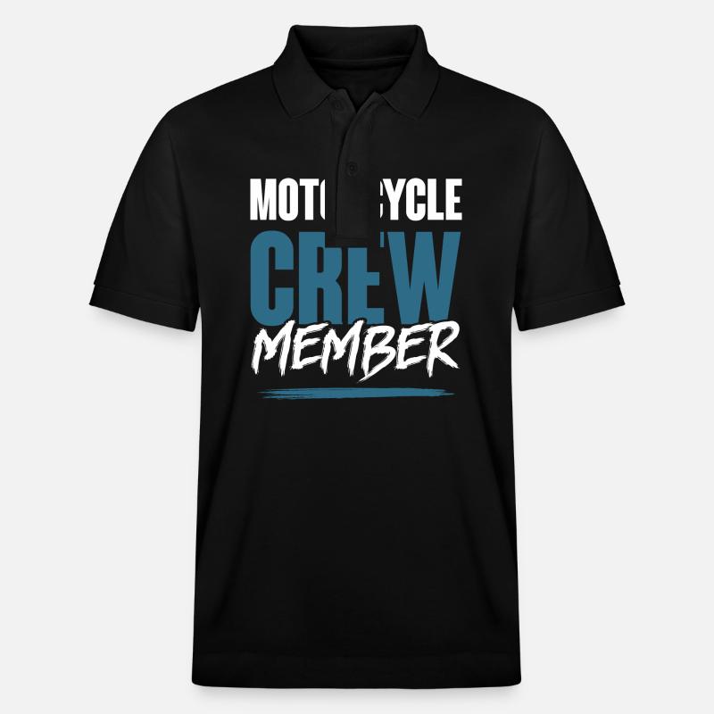 Motorcycle Crew - Stanley/Stella Unisex Bio-Poloshirt PREPSTER - Schwarz
