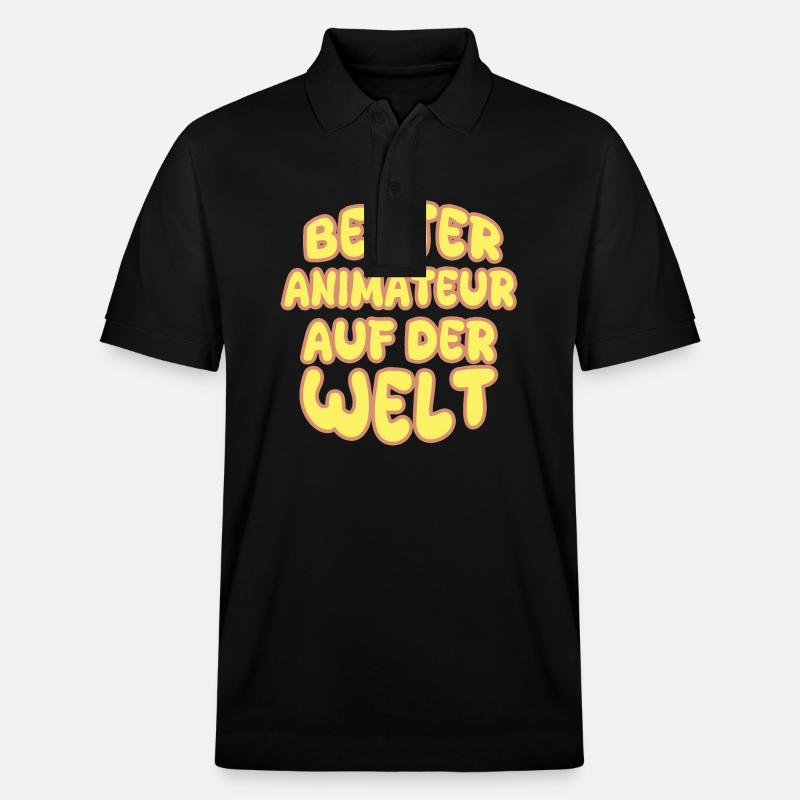 Animateur de vocation - Polo PREPSTER bio Stanley/Stella Unisexe - noir