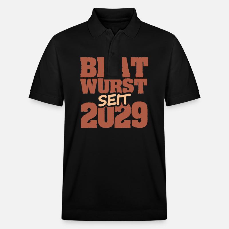 Bratwurst 2029 - Polo PREPSTER bio Stanley/Stella Unisexe - noir