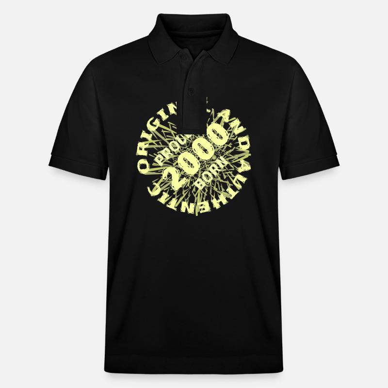 Édition originale 2000 - Polo PREPSTER bio Stanley/Stella Unisexe - noir