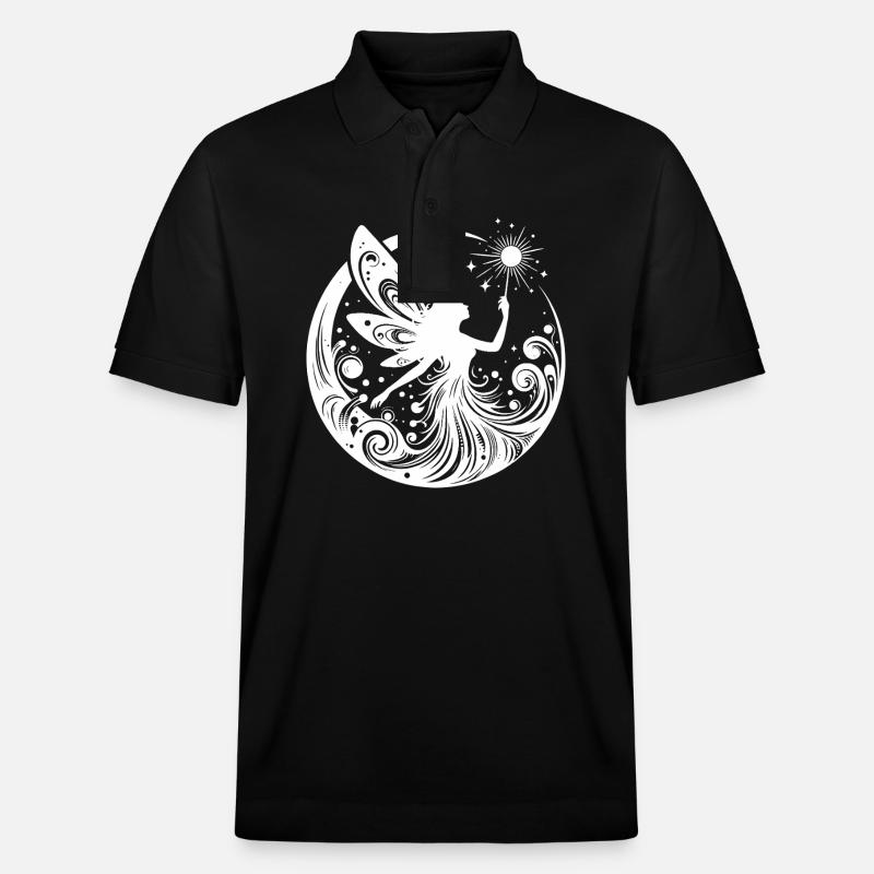 Fée - Polo PREPSTER bio Stanley/Stella Unisexe - noir