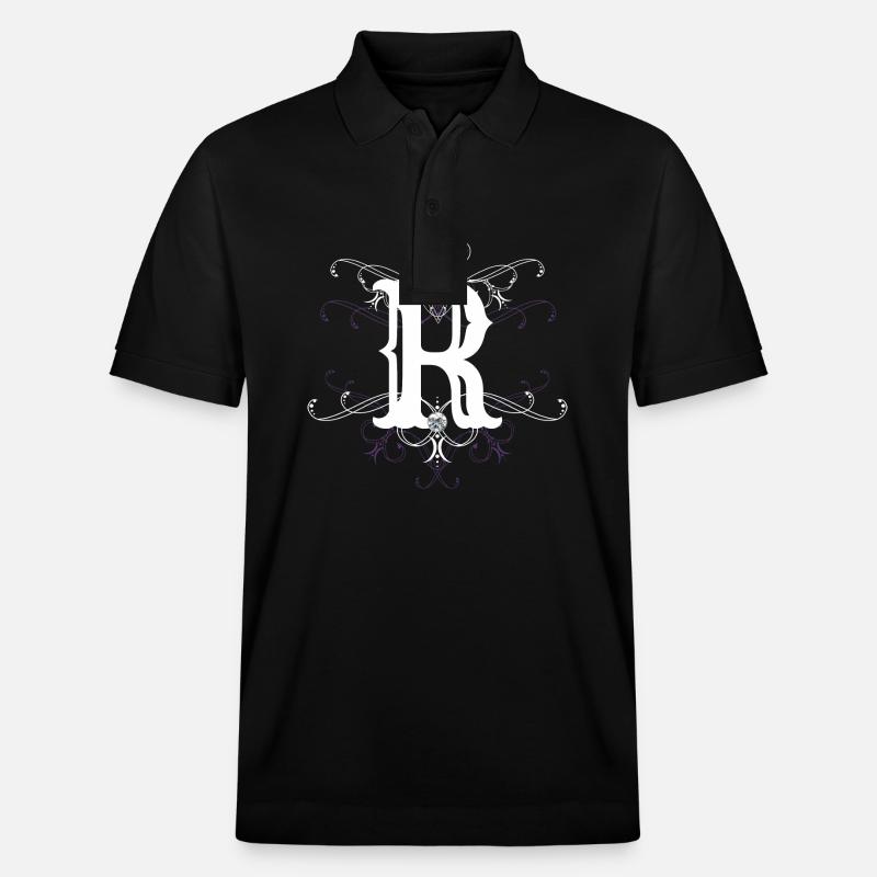 Lettre R (R) - Polo PREPSTER bio Stanley/Stella Unisexe - noir