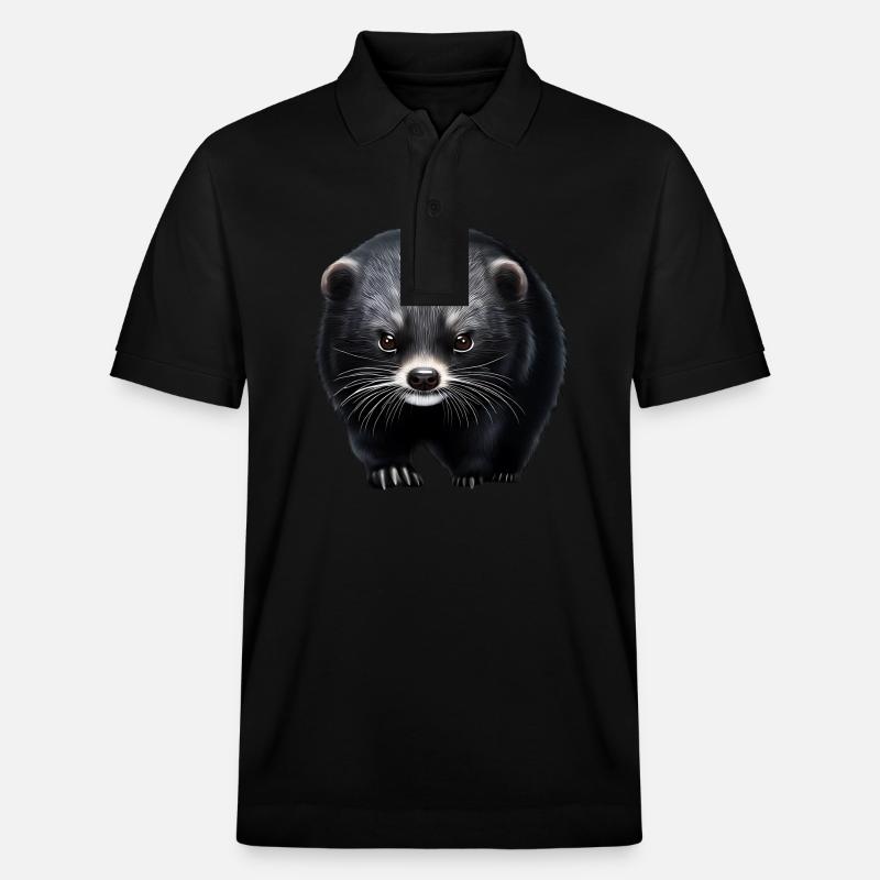 Binturong intrigant - Polo PREPSTER bio Stanley/Stella Unisexe - noir
