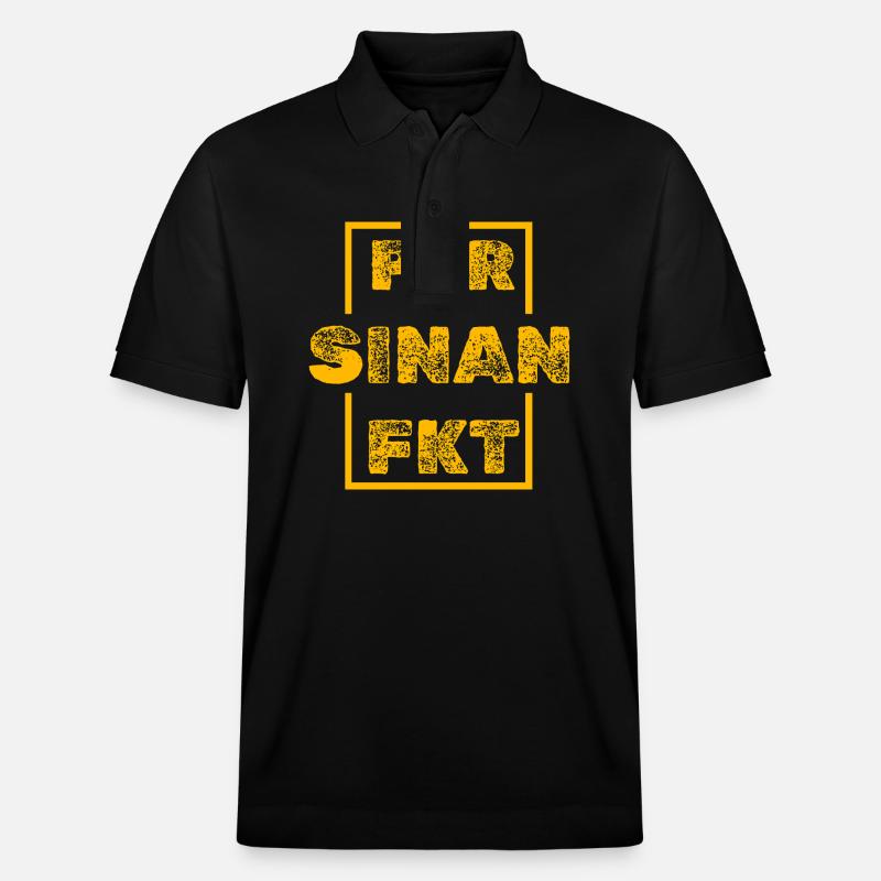 Sinan Sinan - Stanley/Stella Unisex Bio-Poloshirt PREPSTER - Schwarz