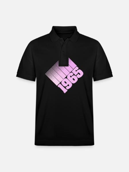 Eltern 1965 - Stanley/Stella Unisex Bio-Poloshirt PREPSTER - Schwarz