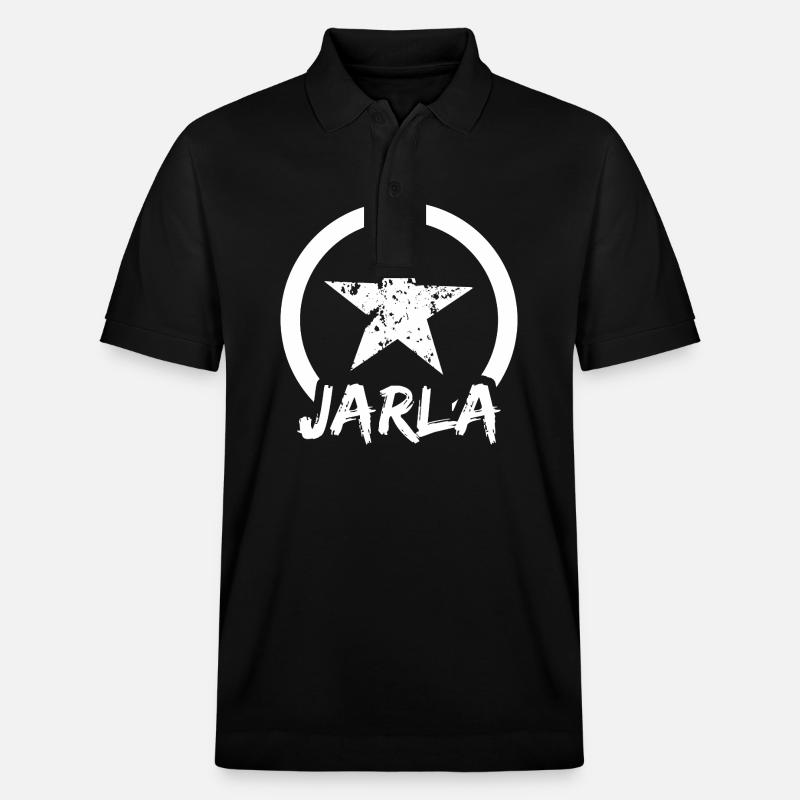 Prénom Jarla - Polo PREPSTER bio Stanley/Stella Unisexe - noir