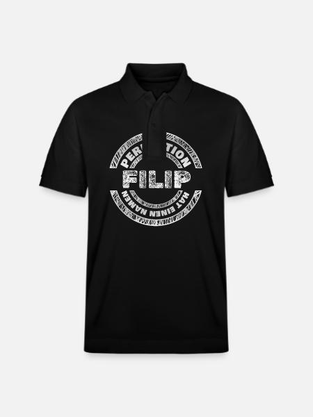 Filip - Stanley/Stella Unisex Organic Polo Shirt PREPSTER - black