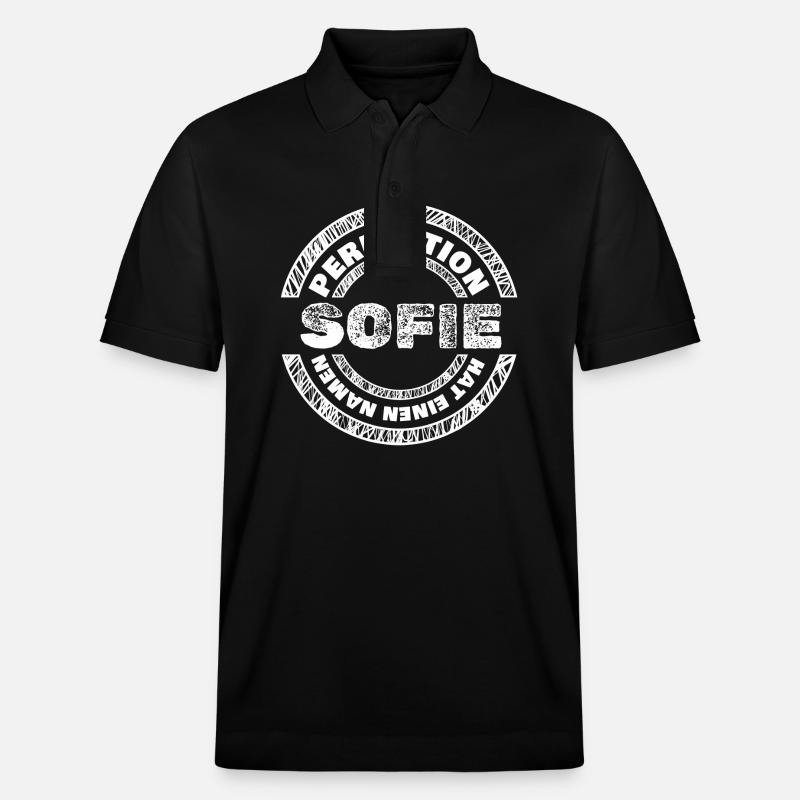 Sofie als Sofie - Stanley/Stella Unisex Bio-Poloshirt PREPSTER - Schwarz