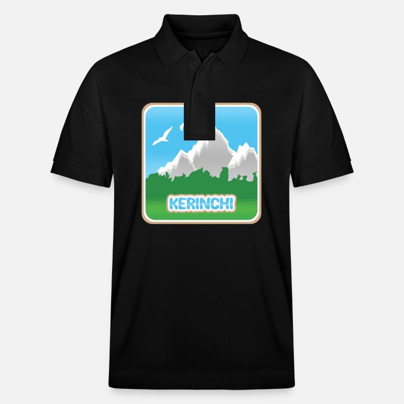 Alpinisme Kerinchi - Polo PREPSTER bio Stanley/Stella Unisexe - noir