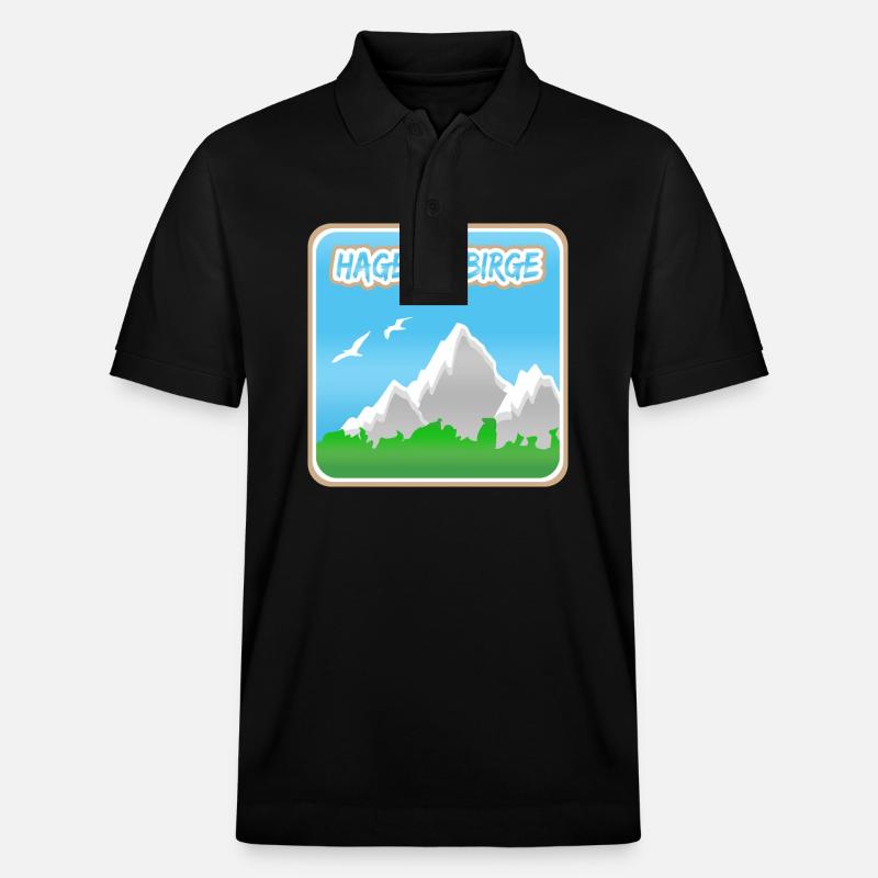 Bergsteigen Hagengebirge - Stanley/Stella Unisex Bio-Poloshirt PREPSTER - Schwarz