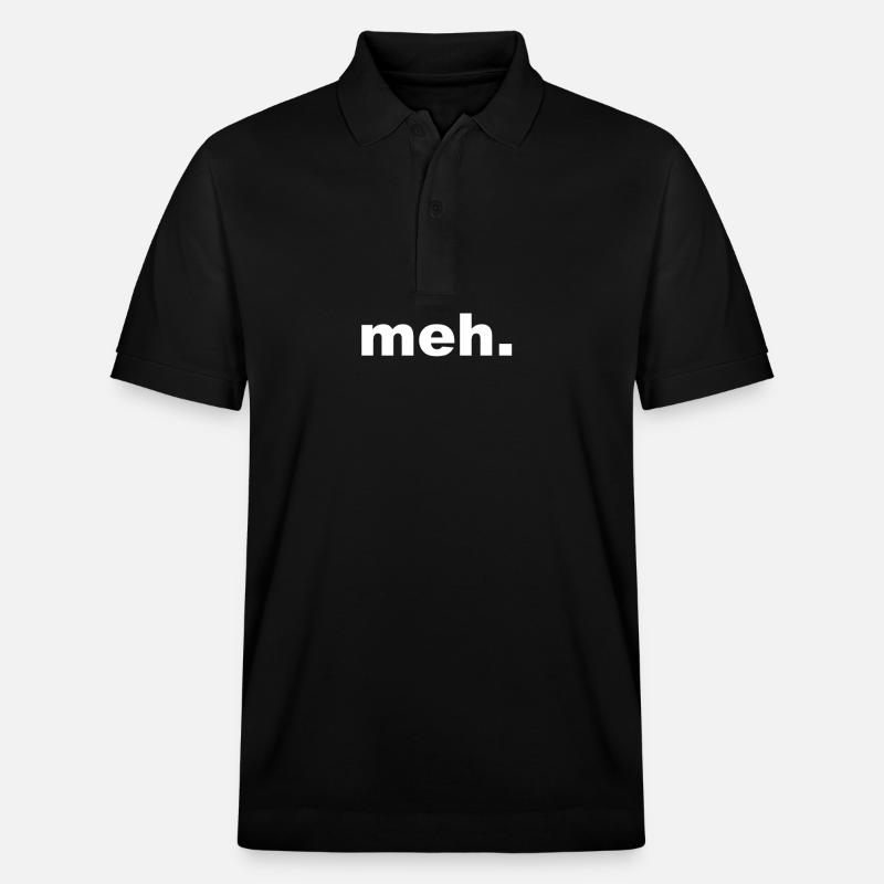 meh weiss - Stanley/Stella Unisex Bio-Poloshirt PREPSTER - Schwarz