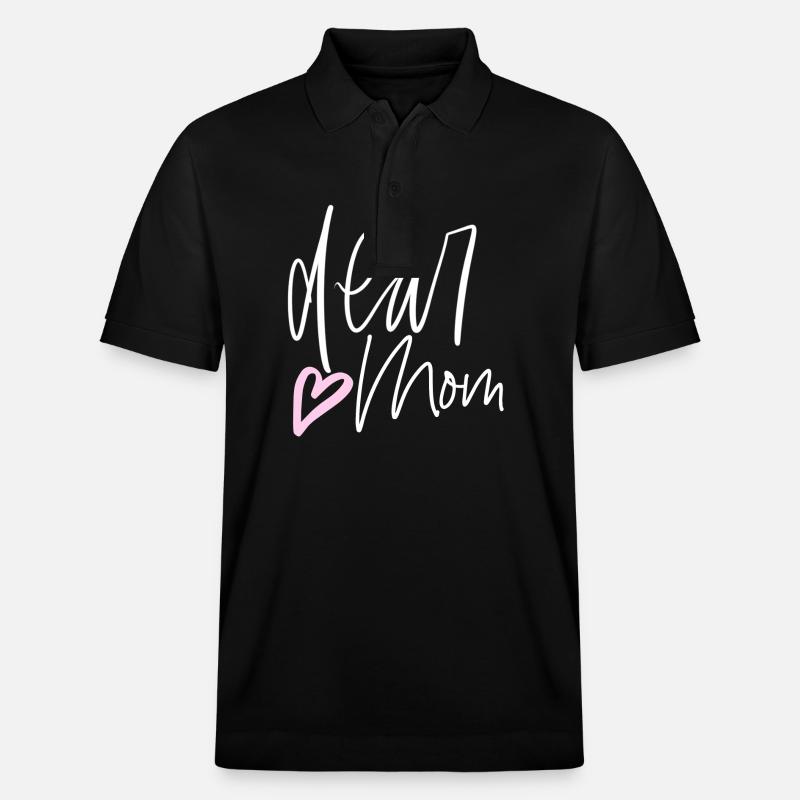Dear mom - Stanley/Stella Unisex Bio-Poloshirt PREPSTER - Schwarz