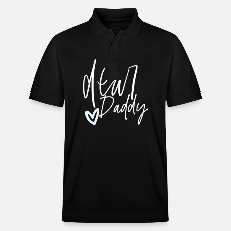 Dear daddy - Stanley/Stella Unisex Bio-Poloshirt PREPSTER - Schwarz