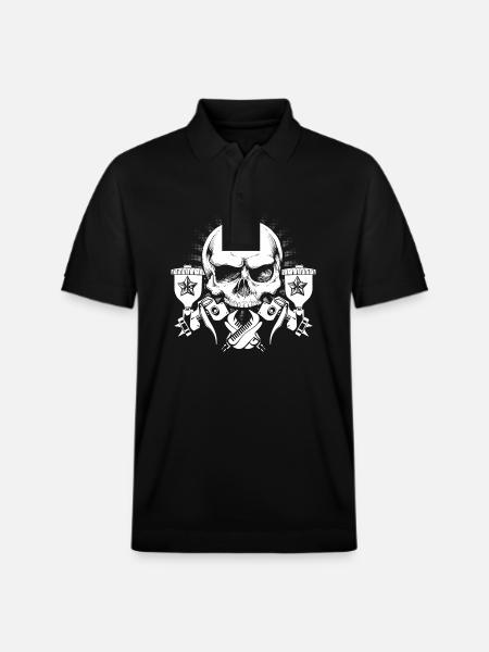 Maler und Lackierer - Stanley/Stella Unisex Bio-Poloshirt PREPSTER - Schwarz
