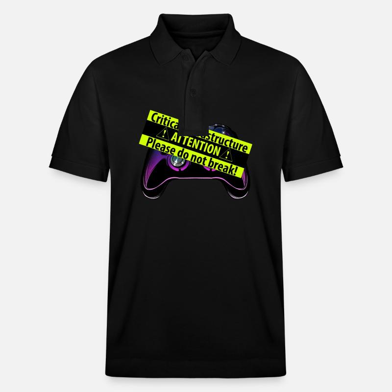 Controller critico - Polo ecologica unisex PREPSTER di Stanley/Stella - nero