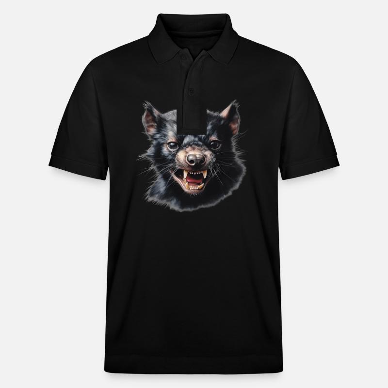 Le diable de Tasmanie imminent - Polo PREPSTER bio Stanley/Stella Unisexe - noir
