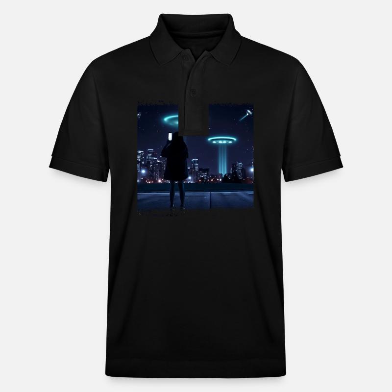 Ufo Sichtung - Stanley/Stella Unisex Bio-Poloshirt PREPSTER - Schwarz