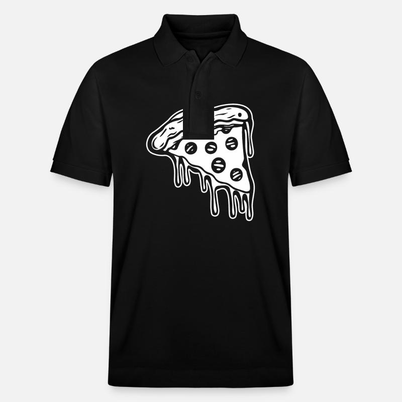 Pizza Restauration rapide Pizzeria - Polo PREPSTER bio Stanley/Stella Unisexe - noir