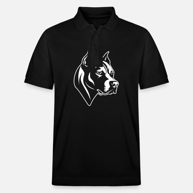 Pitbull - Stanley/Stella Unisex Bio-Poloshirt PREPSTER - Schwarz