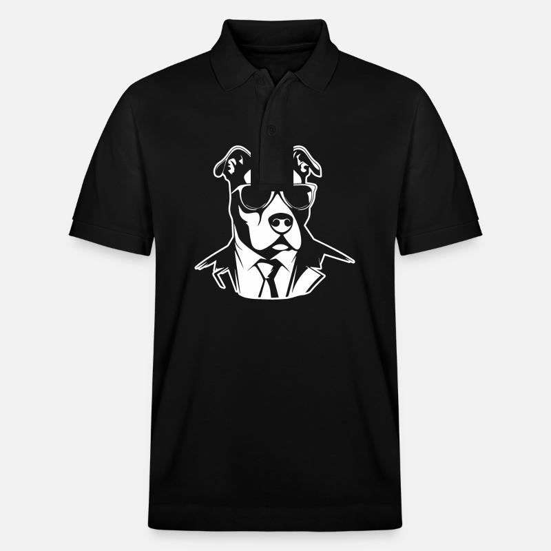 Pitbull - Polo PREPSTER bio Stanley/Stella Unisexe - noir