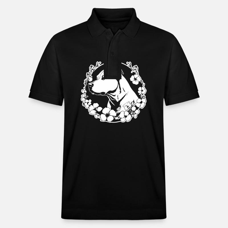 Pitbull - Stanley/Stella Unisex Bio-Poloshirt PREPSTER - Schwarz