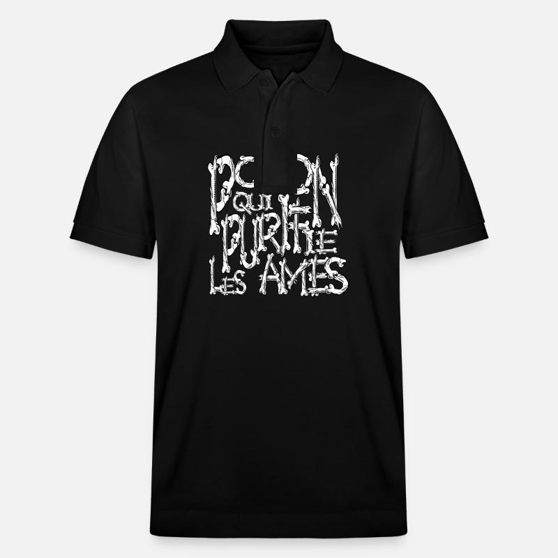 Potion qui purifie les âmes - Polo PREPSTER bio Stanley/Stella Unisexe - noir