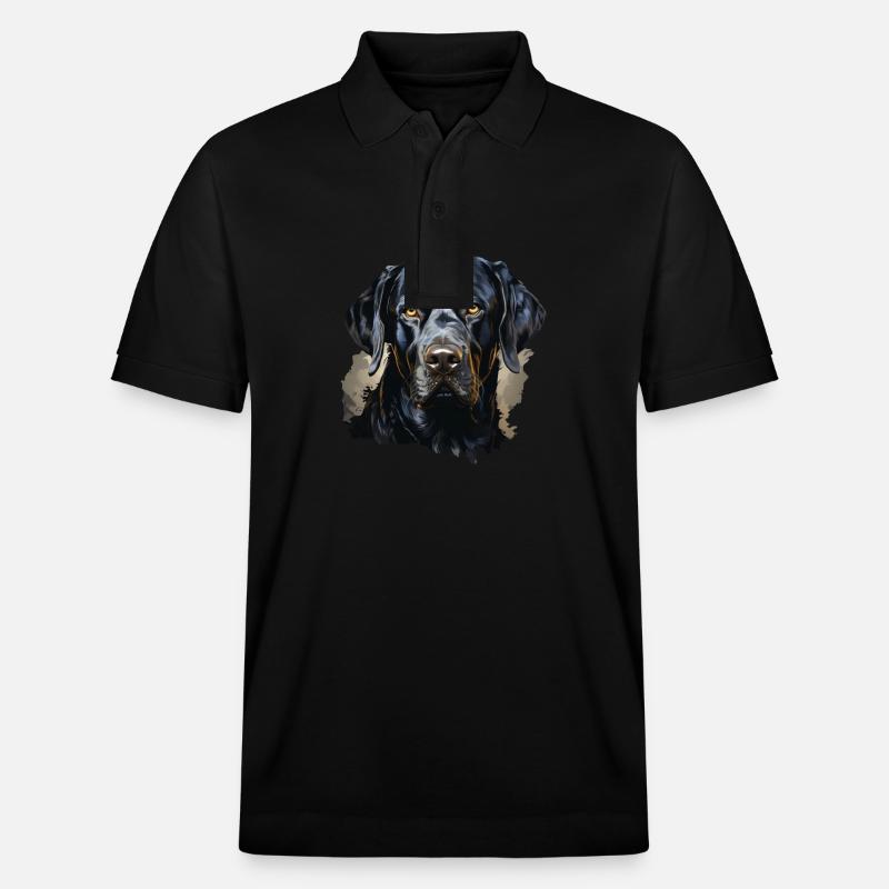 Hund - Stanley/Stella Unisex Bio-Poloshirt PREPSTER - Schwarz