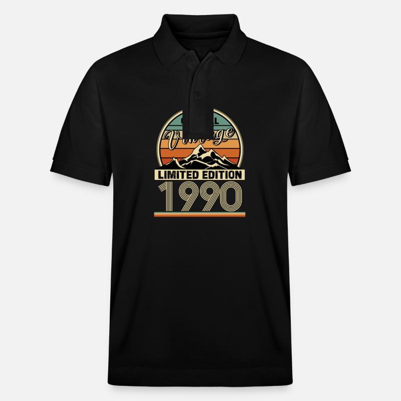 1990 - Stanley/Stella Unisex Bio-Poloshirt PREPSTER - Schwarz